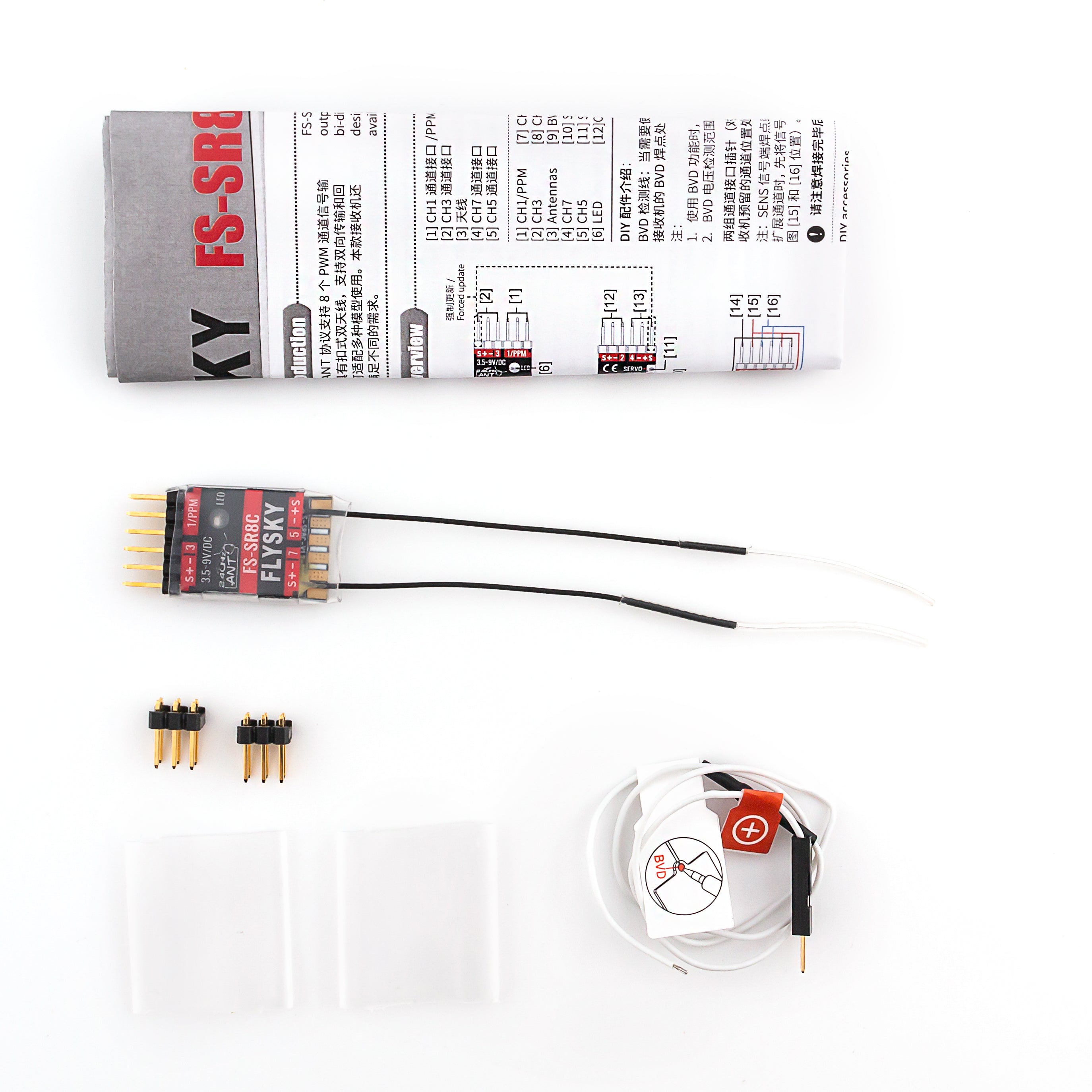 Flysky 2.4G ANT-Protokoll-Empfänger R7P/R4P/R4D/R4M/R4B/R4D-ESC/R7V