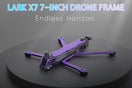 DolphinRC Lark X7 7-Inch FPV Frame Purple Coating Review | SoarSky