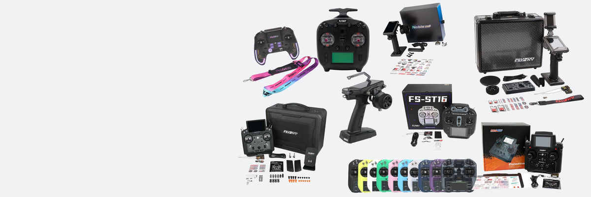 Flysky RC transmitters and radio controllers for cars, boats and aircraft⠋