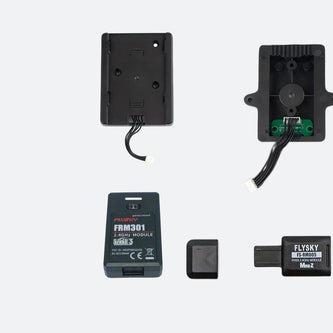Flysky Ranger RF modules and transmitter mounting adapters