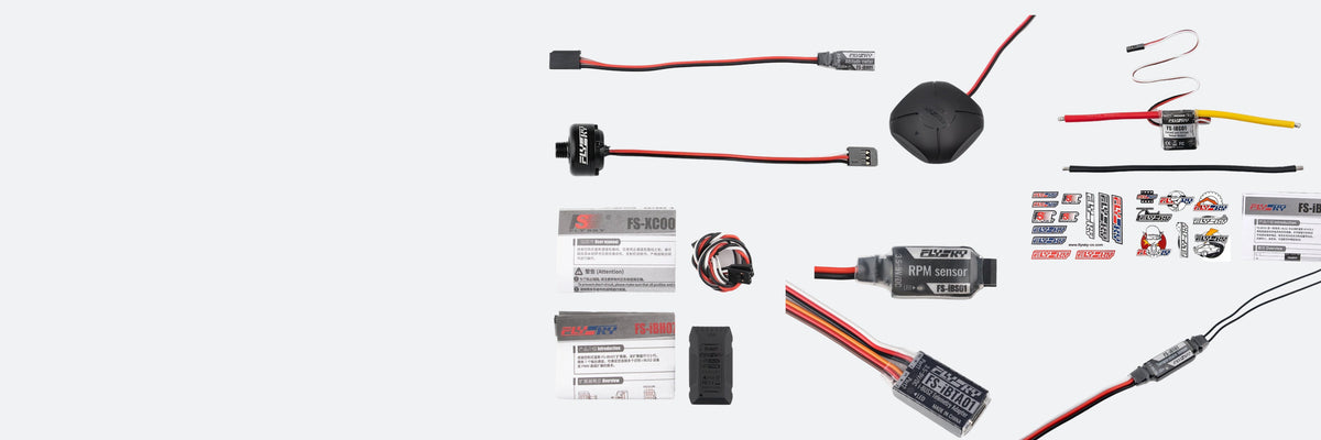 Flysky i-BUS2 sensors and telemetry accessories for RC models