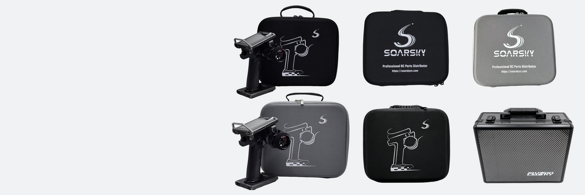 Flysky Noble carrying cases for NB4, NB4+, NB4 Pro, NB4 Pro+ and Noble Pro+ transmitters | SoarSky