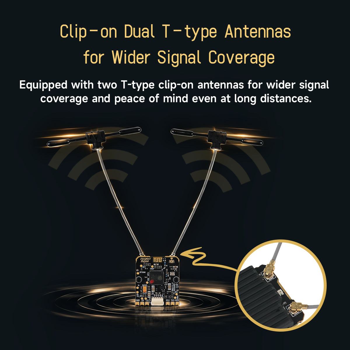 Flysky PR02 True Diversity ELRS Receiver – Dual-Chip 2.4GHz for FPV Drone & RC Aircraft