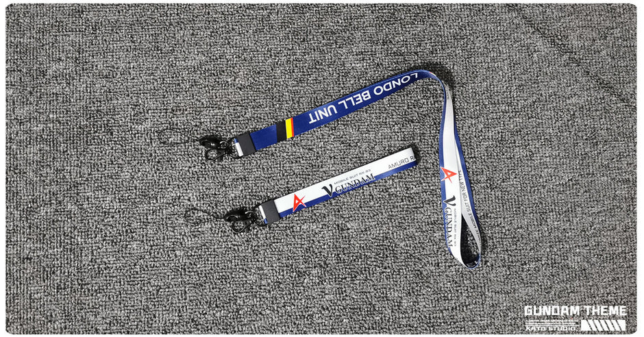 Anime-Styled Gundam RC Remote Controller Lanyard - Multi-Functional Neck/Wrist Strap & Keychain for RC Enthusiasts