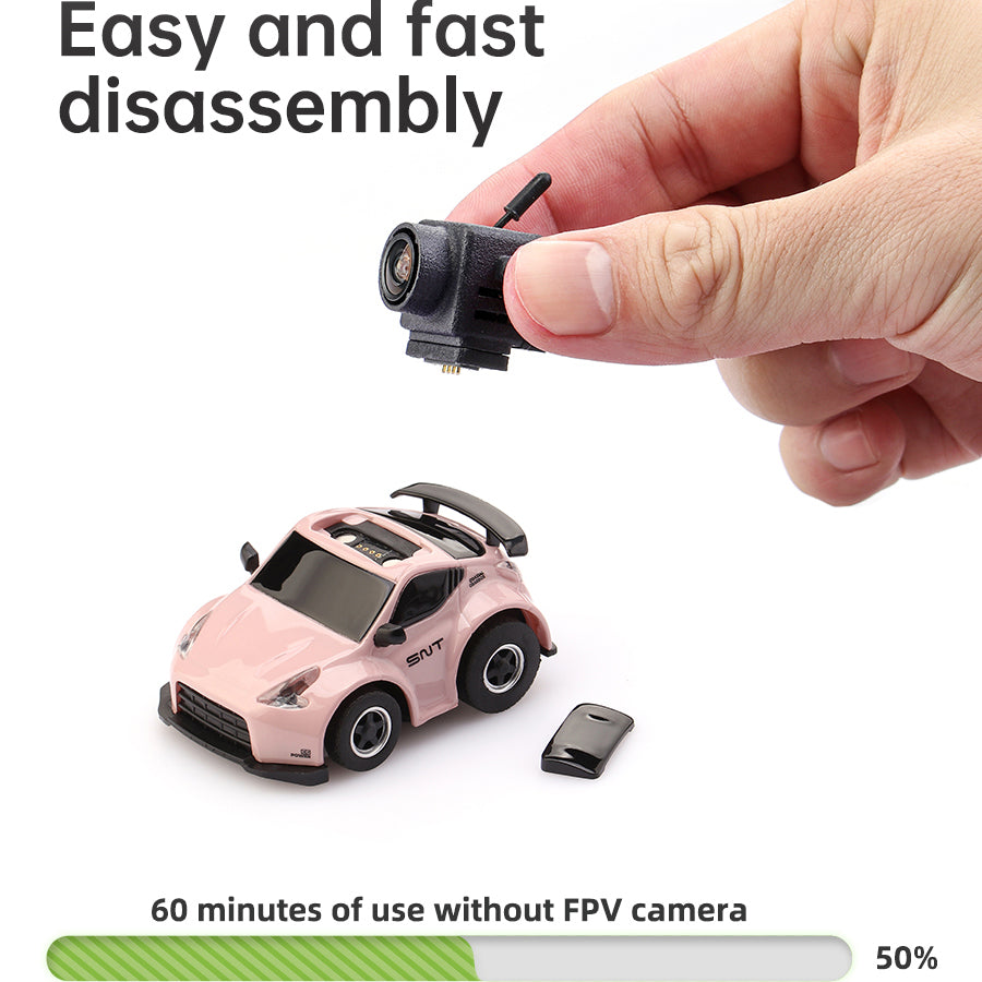 SNT&DIATONE 1:100 2009 370Z  Micro RC FPV Car/RTR Mini Car 5ch Mini  RC Remote Control Vehicle Gift For Children