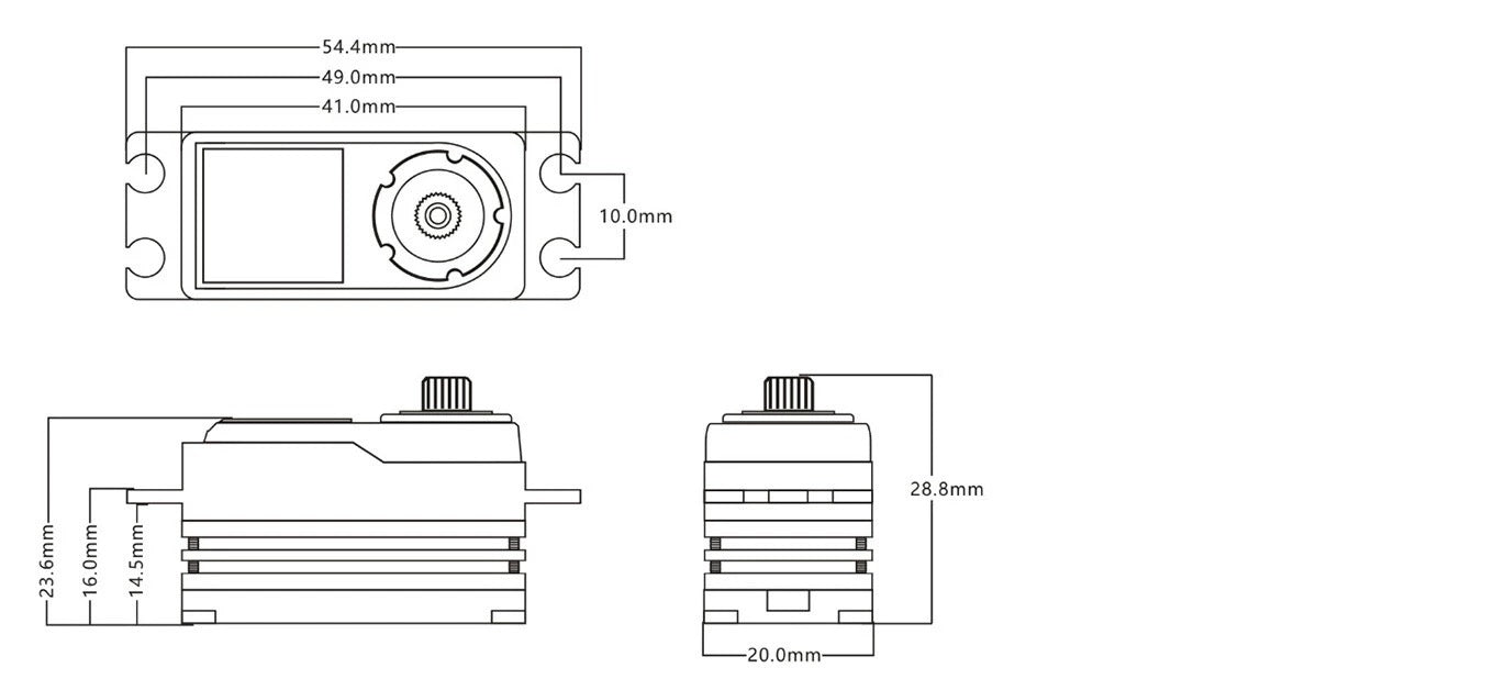 Power HD GTS-2 Super Low Profile Servo