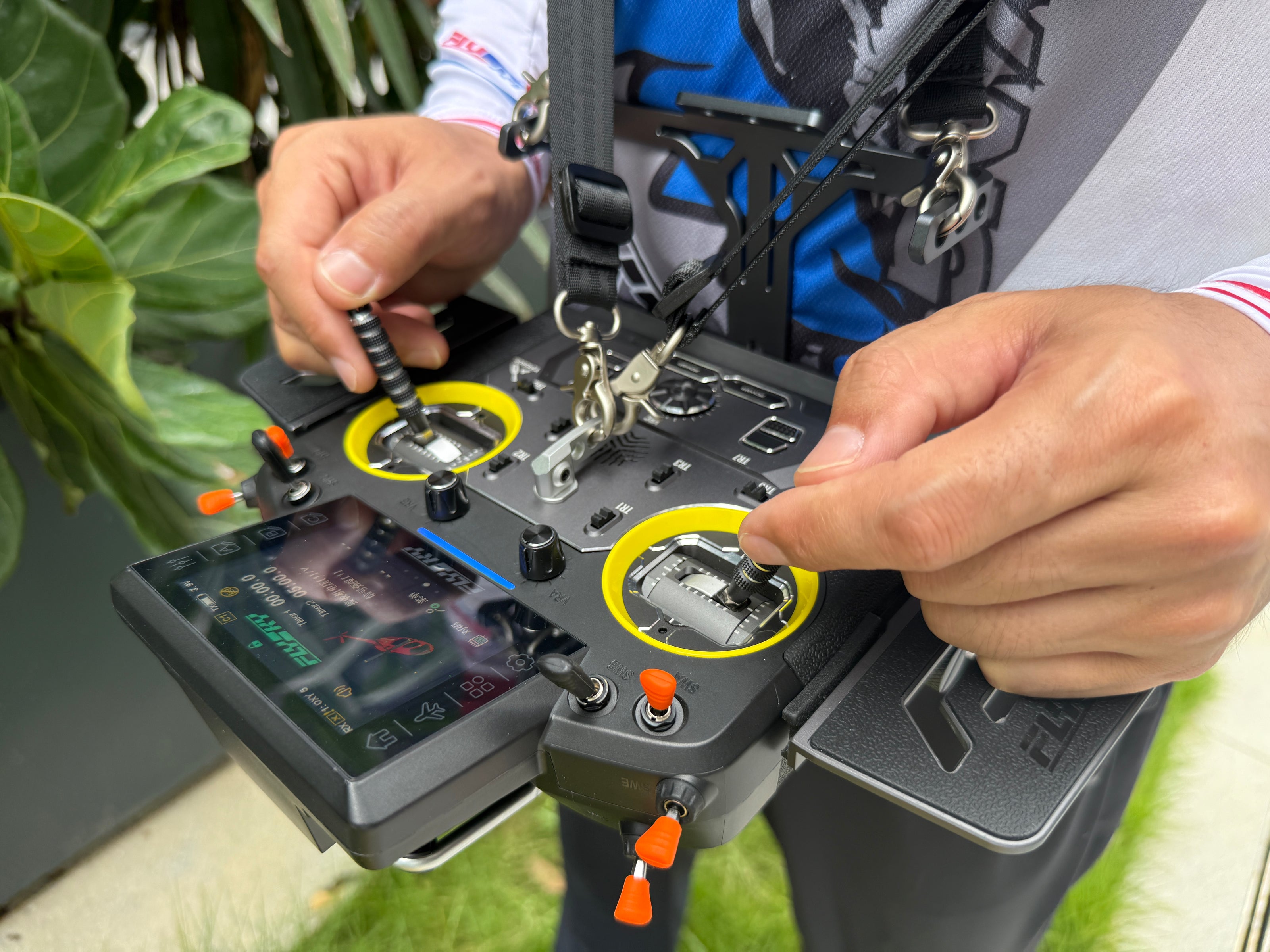 Flysky FS-STTJ01 PL18 Ultra Transmitter Tray Wrist-rests & strap mount