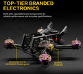 DolphinRC PRISMFLY X2 2Inch Frame Kit Combo w/ RCinpower GTS V3 1203 8000KV Motor (Purple-Green) & BETAFPV F405 AIO 20A Stack