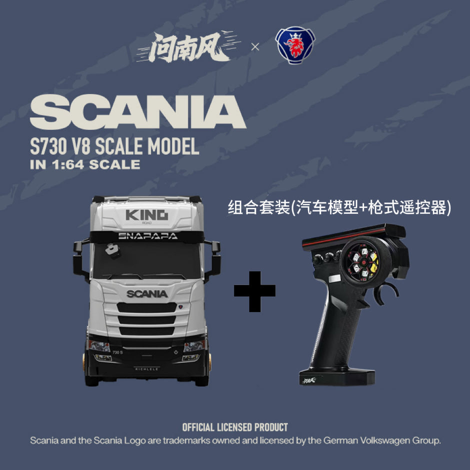 Scania 1:64 Licensed RC Truck & Container Trailer