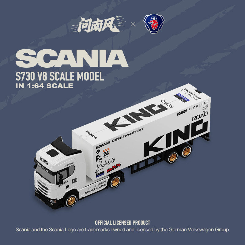 Scania 1:64 Licensed RC Truck & Container Trailer