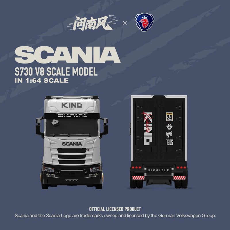 Scania 1:64 Licensed RC Truck & Container Trailer