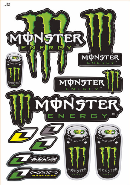 1/10 simulation climbing car stickers drift stickers scx10 trx4 trx6 KM4 RC car shell stickers