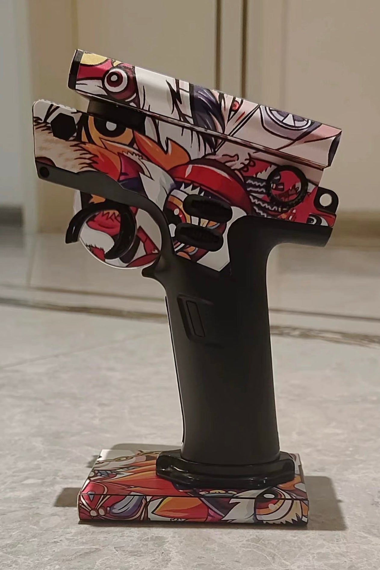 Soarsky Flysky NB4/NB4+ Radioaufkleber mit tanzendem Löwenfell