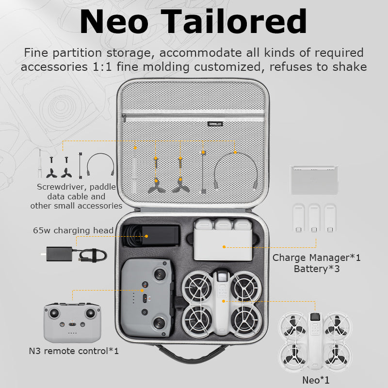 STARTRC Portable Storage Bag for DJI Neo Fly More Combo