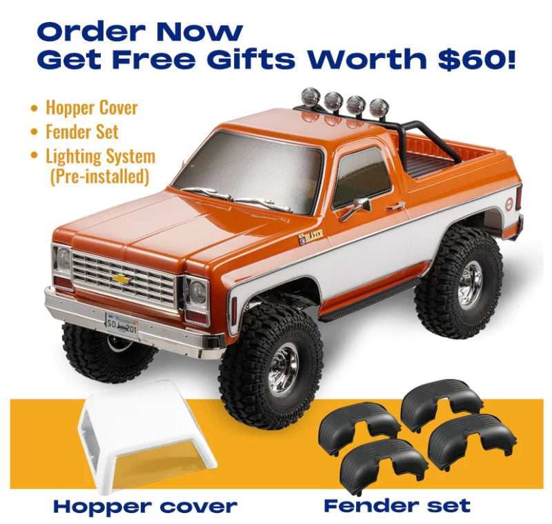 FMS 1:10 FCX10 Chevrolet K5 Blazer RS Model Car