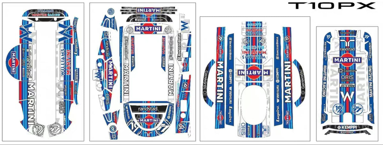 Fuataba 4px/7px/7pxr/10PX Sanwa M17 transmitter sticker radio skin wrap