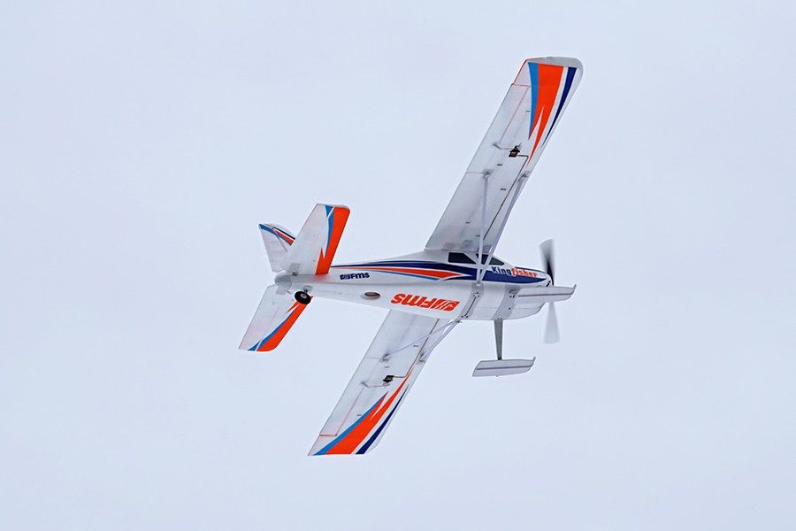 FMS 1400mm Kingfisher PNP with Reflex V3, Wheels, Floats, Skis, Flaps