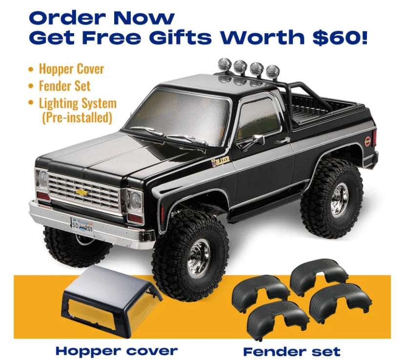 FMS 1:10 FCX10 Chevrolet K5 Blazer RS Model Car