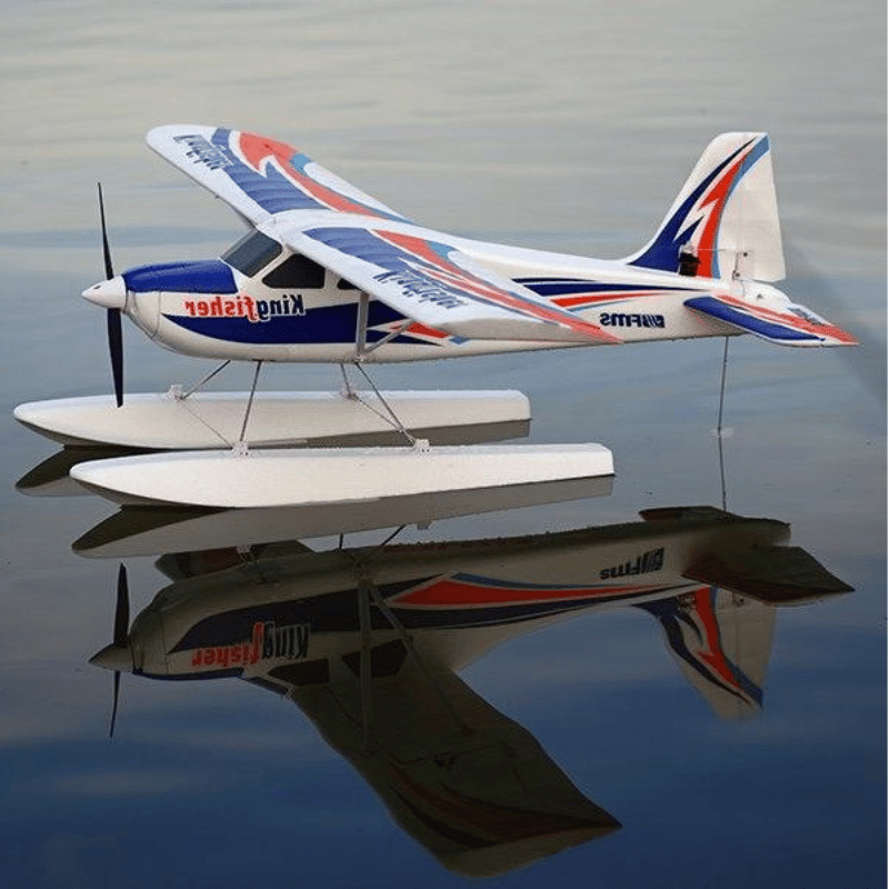 FMS 1400mm Kingfisher PNP with Reflex V3, Wheels, Floats, Skis, Flaps