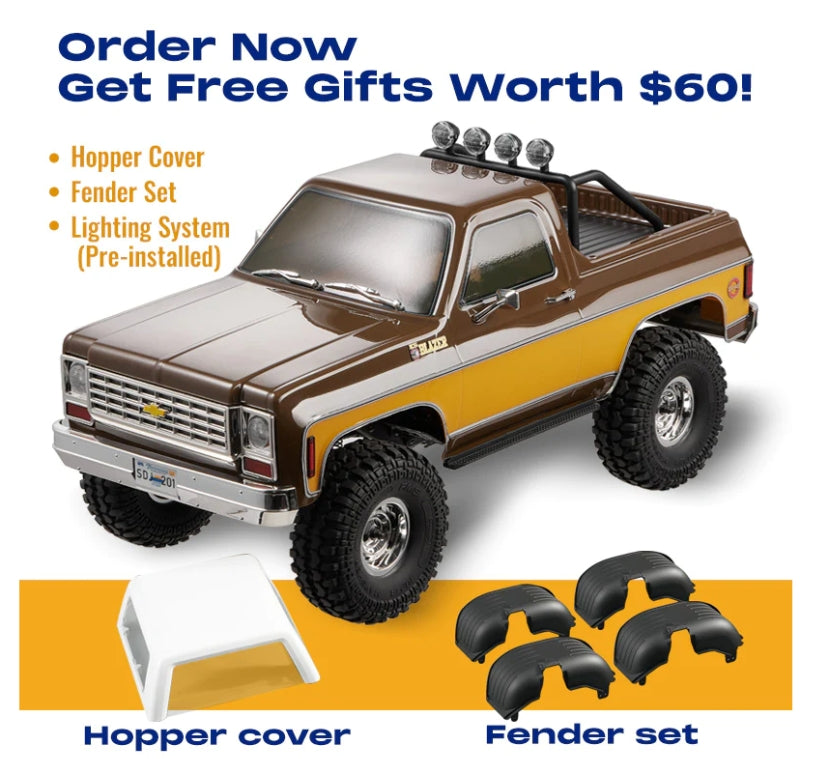 FMS 1:10 FCX10 Chevrolet K5 Blazer RS Model Car
