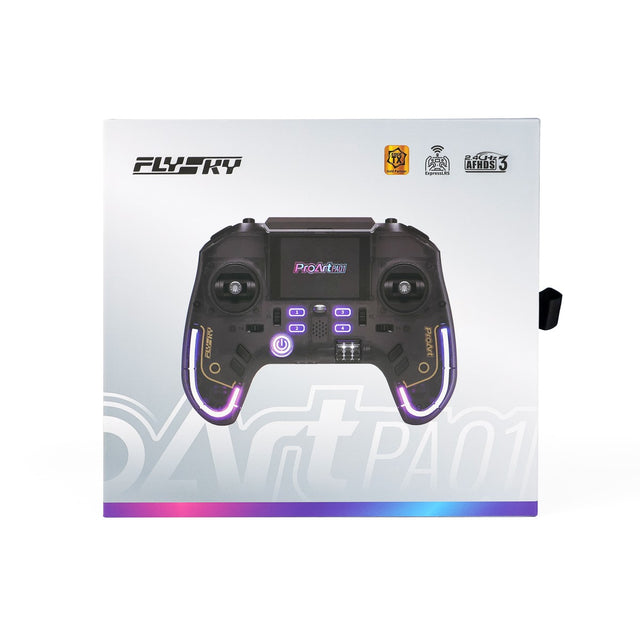 Flysky ProArt PA01 2.4GHz Hall Gimbal EdgeTX ELRS Radio Controller for FPV Drone - Product Box