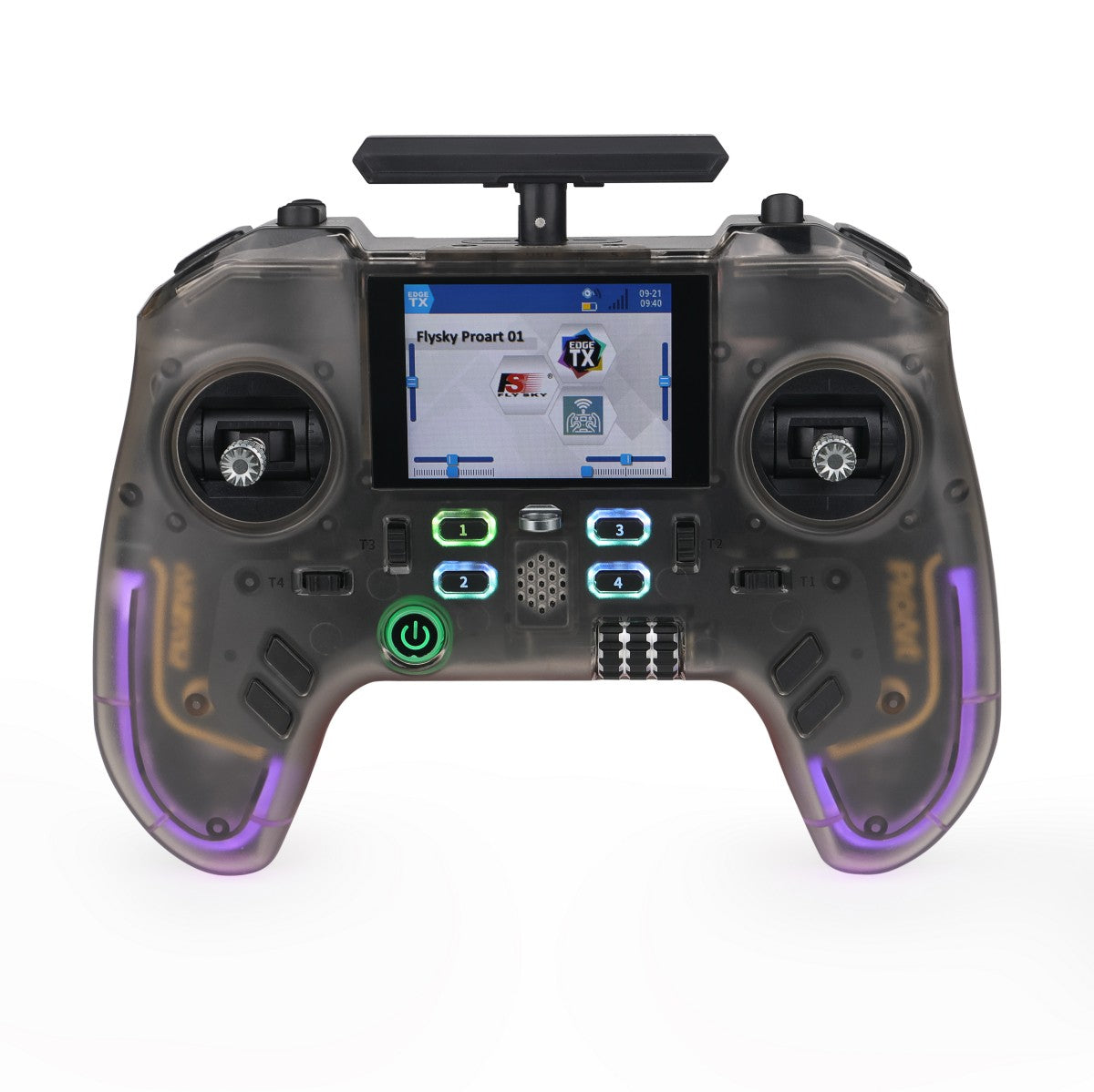 Flysky ProArt PA01 2.4GHz Hall Gimbal EdgeTX ELRS Radio Controller Front View