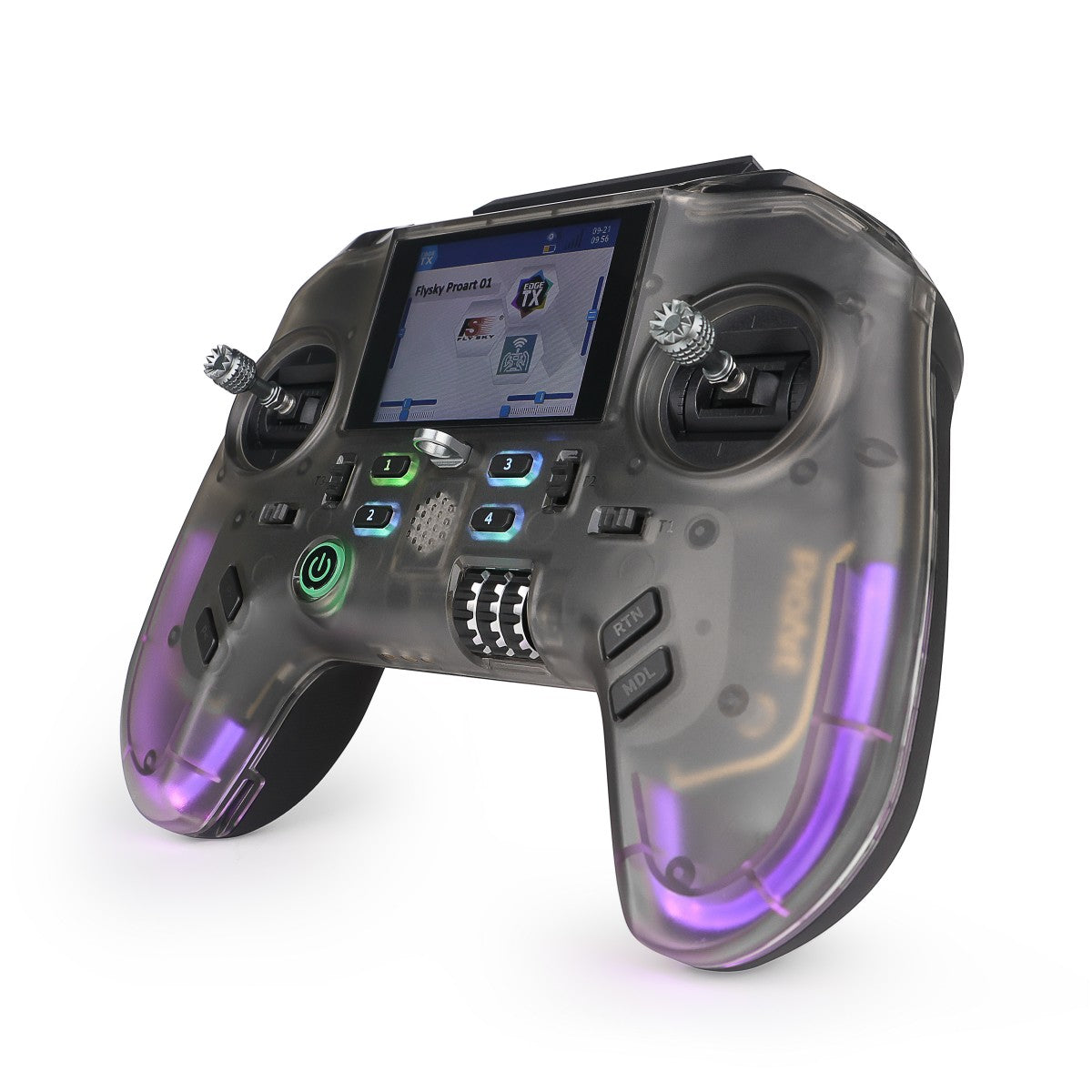 Flysky ProArt PA01 2.4GHz Hall Gimbal EdgeTX ELRS Radio Controller Angled View