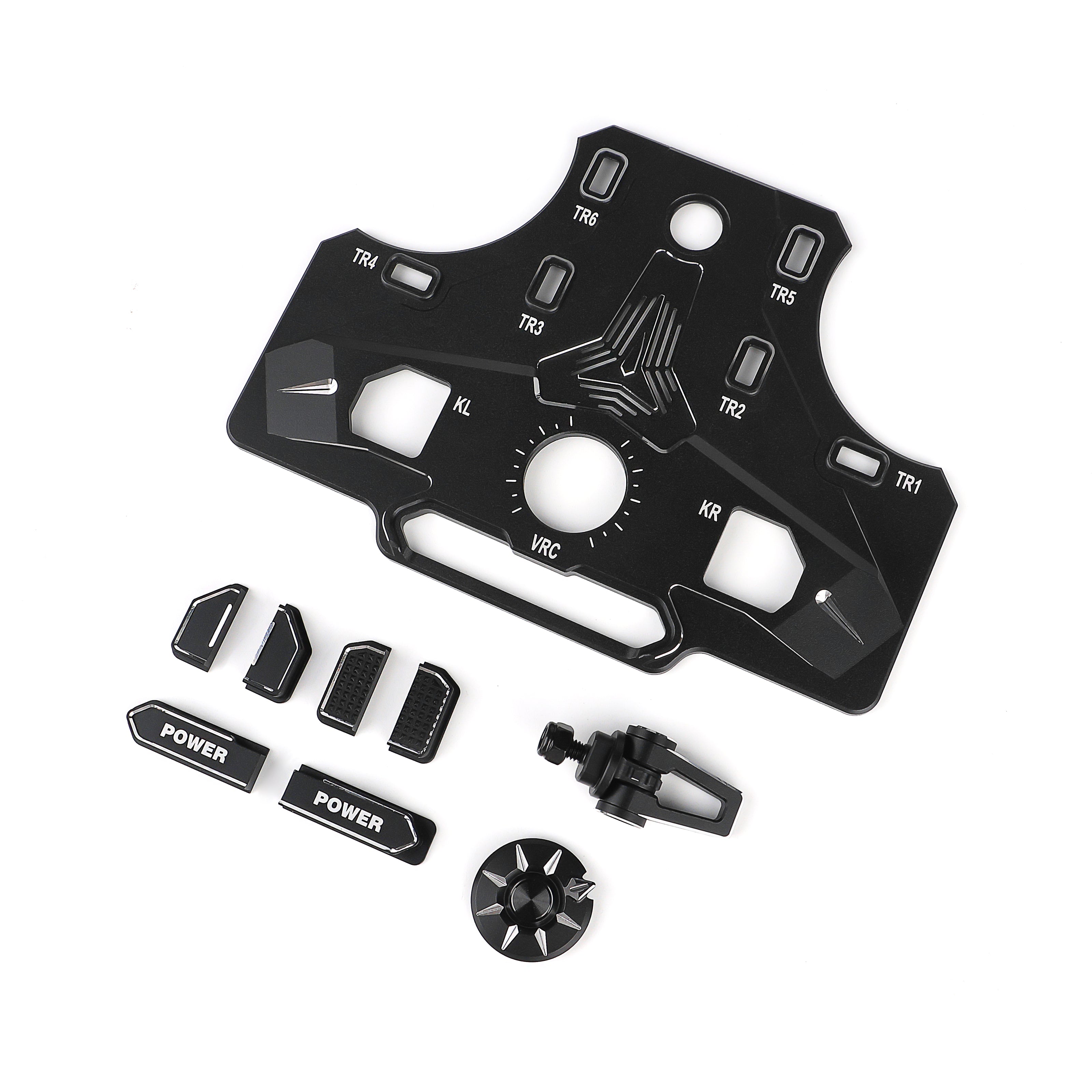 Flysky PL18 Ultra FP02 Metal Face Cover | Paladin Transmitter Replacement Panel