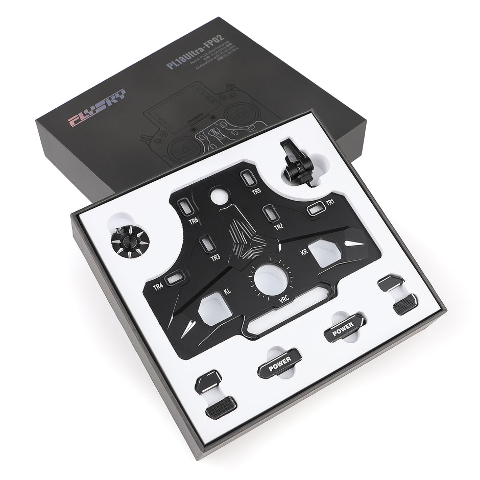Flysky PL18 Ultra FP02 Metal Face Cover | Paladin Transmitter Replacement Panel