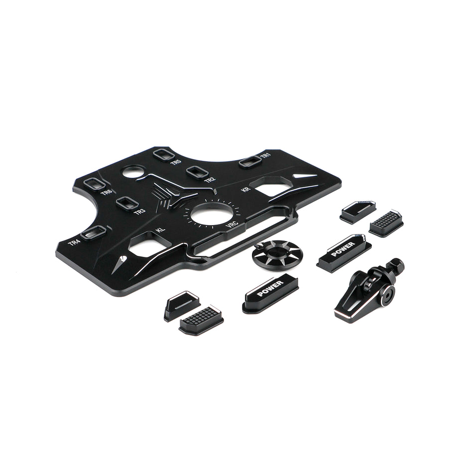 Flysky PL18 Ultra FP02 Metal Face Cover | Paladin Transmitter Replacement Panel