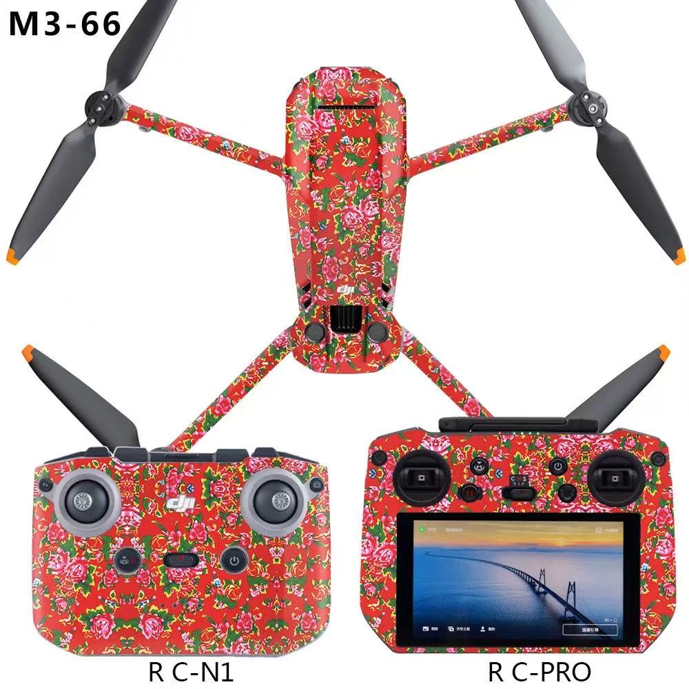 DJI Mavic 3 Drone Stickers - Custom Full-Body Skin Wrap Decal Protector | Mavic 3 Accessories, Drone Decoration, Protective Film, Drone Mod Kit