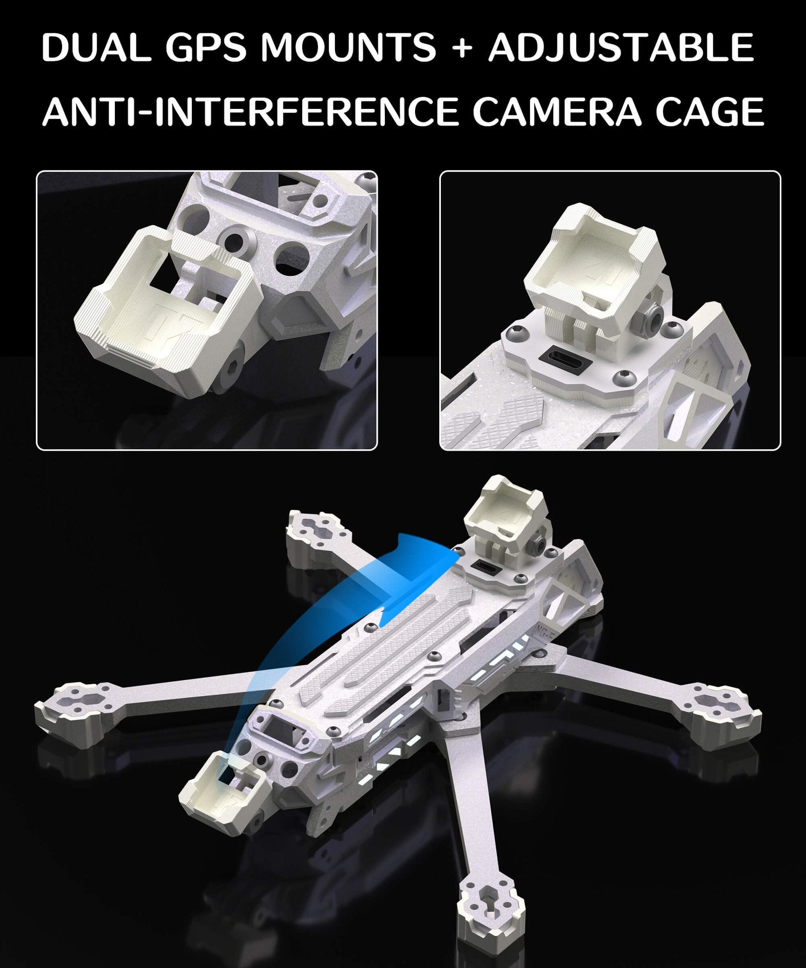 DolphinRC Nightingale X5 FPV Frame Kit