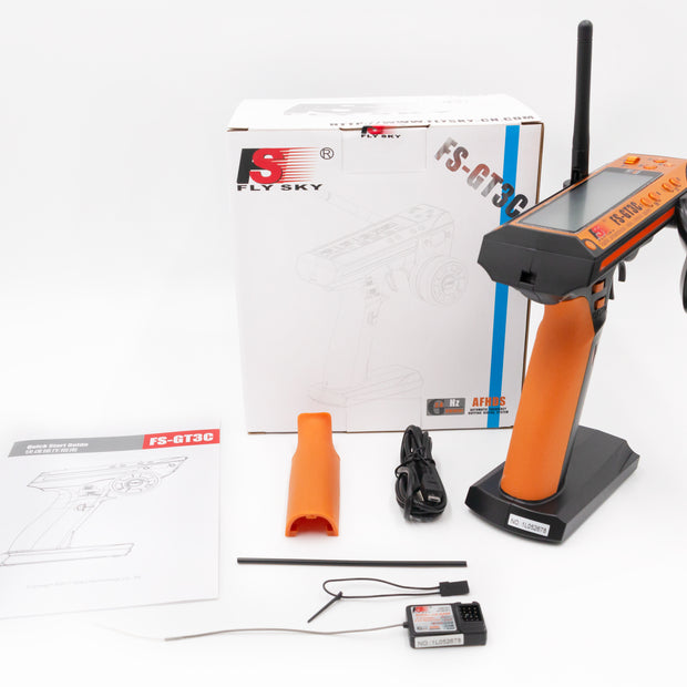 Télécommande Flysky FS-GT3C 2,4 Ghz 3CH avec récepteur FS-GR3E 