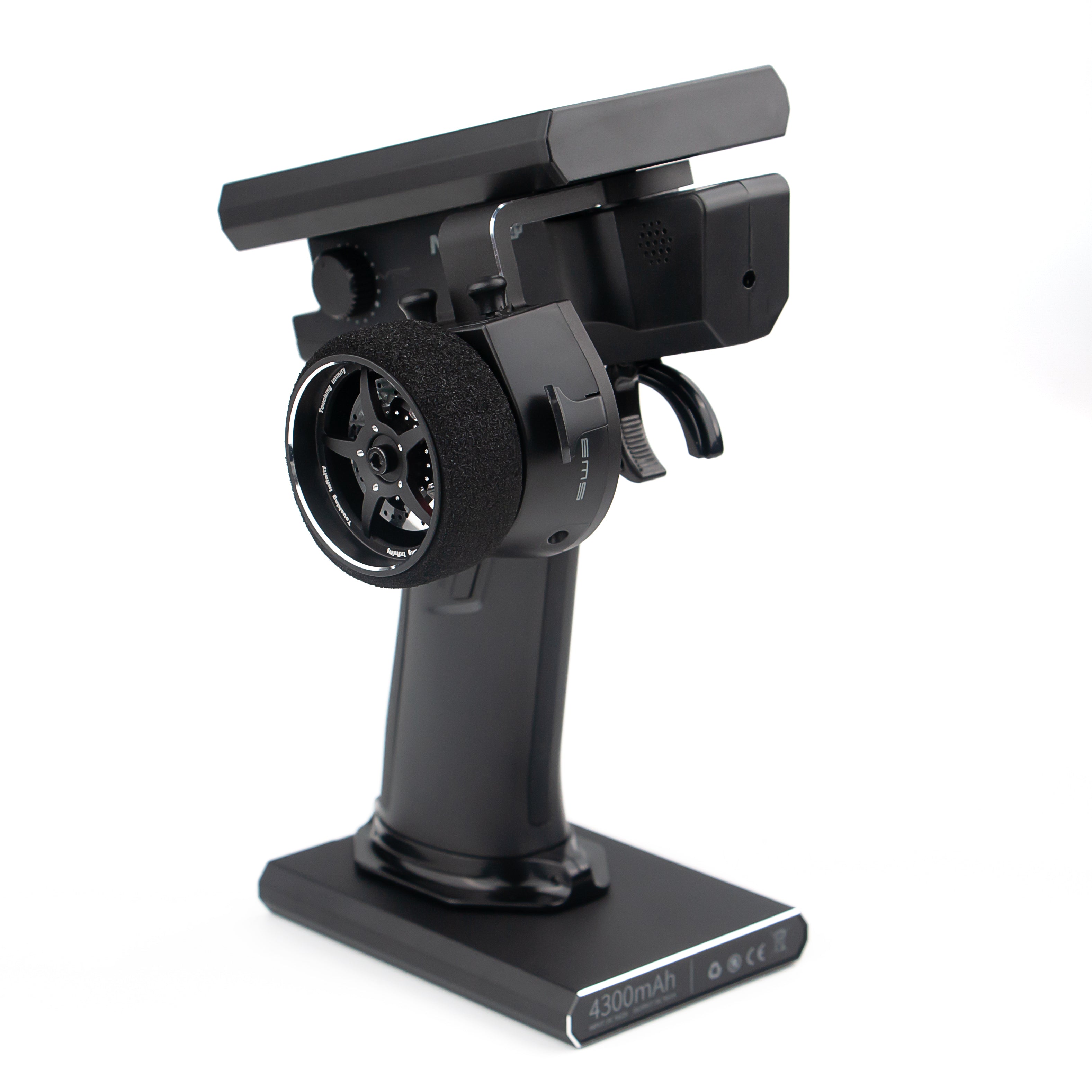 FLYSKY Noble NB4+ radio with 4300mAh base, black design