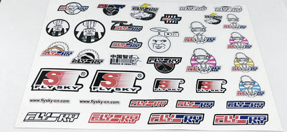 Flysky NB4+ NB4 Noble Pro stickers Flysky logo