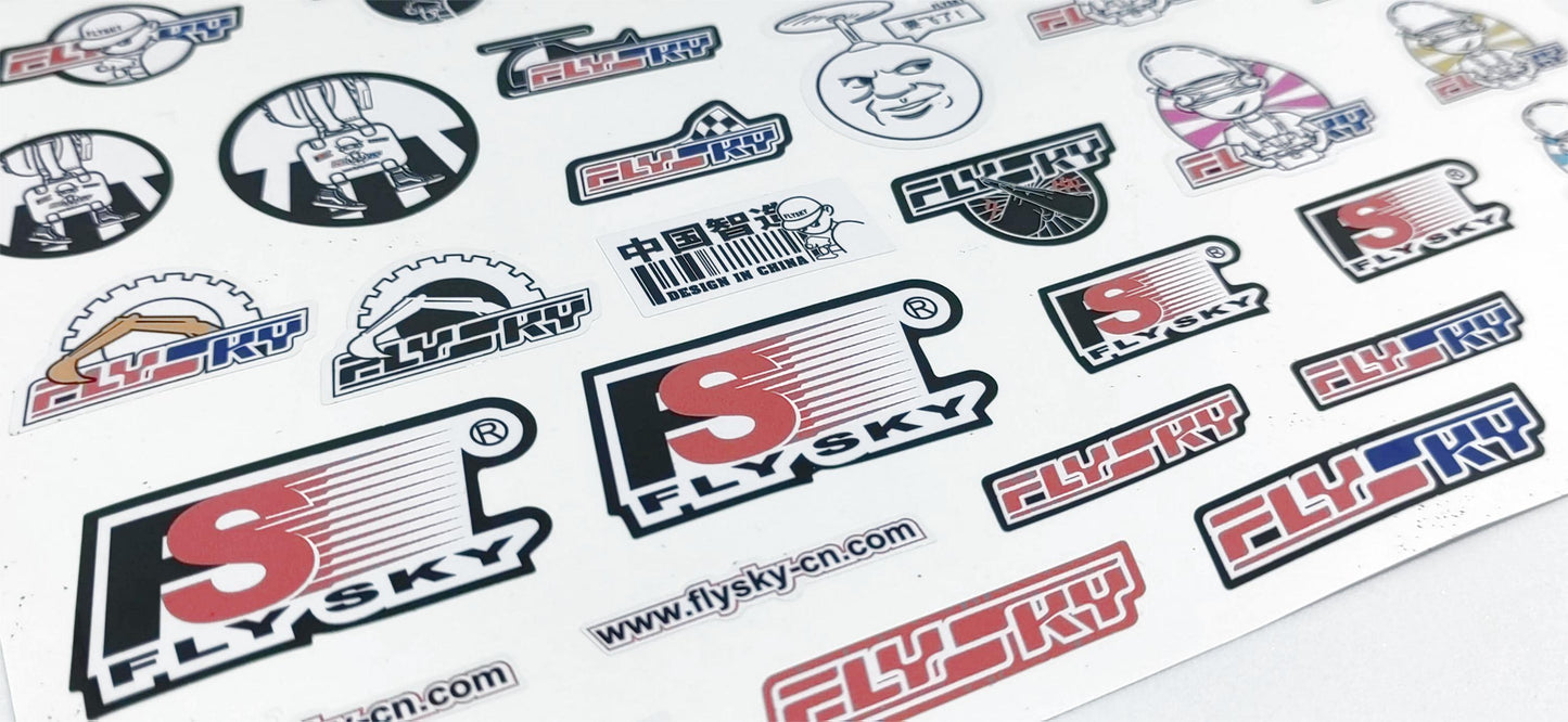 Flysky NB4+ NB4 Noble Pro stickers Flysky logo