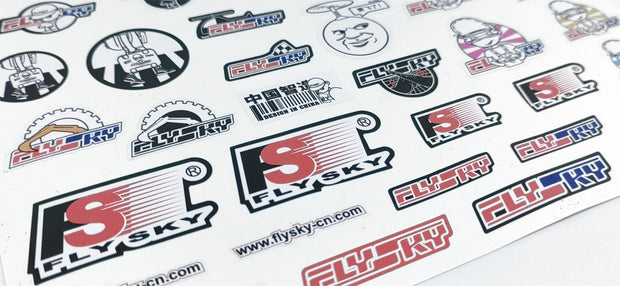 Flysky NB4+ NB4 Noble Pro stickers Flysky logo