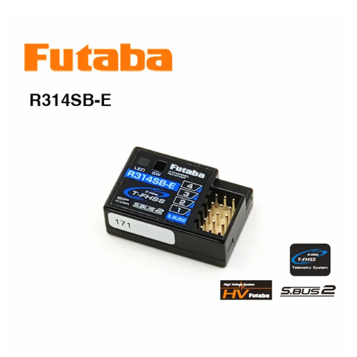 Futaba S.Bus kabelgebundener und kabelloser Empfänger R334SBS-E R314SB-E 