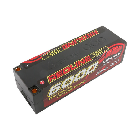 Gens Ace 6000mAh 4S 130C 15.2V Redline Series HardCase HV Lipo Battery