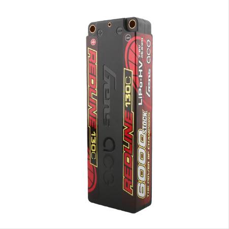 Batterie Lipo HV Gens Ace Redline Series 6000 mAh 7,6 V 130C 2S2P