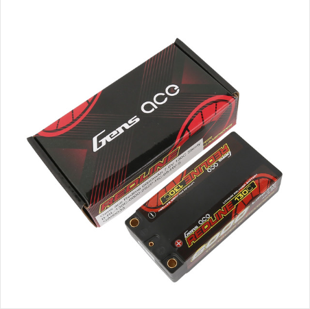 Gens Ace Redline Series 6000mAh 7.6V 130C 2S2P HardCase HV Shorty Lipo Batterie