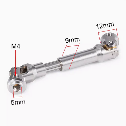 Stainless steel metal internal spline drive shaft 1/10 simulation climbing car SCX10 TRX4 Capra ghost