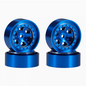 4pcs 1.3-inch aluminum alloy six-hole wheels with weighted weight, suitable for TRX4M defender original car tire skin SCX24 AX24