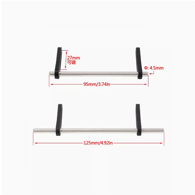 1/10 simulated climbing car CNC aluminum alloy adjustable bumper SCX10 TRX4 easy-to-control DIY front and rear anti-collision