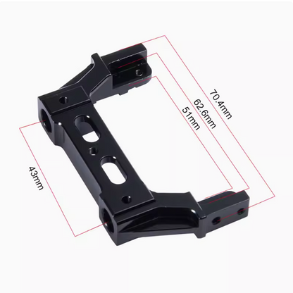 SCX10 ll 90046 aluminum alloy front and rear safety frame holder 90046 frame front and rear bracket seat