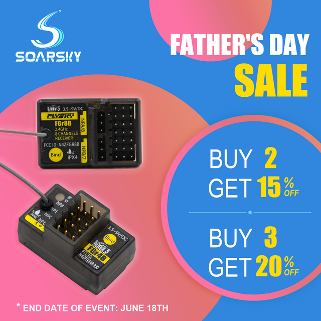 Flysky Fgr4B FGr8B receiver combo