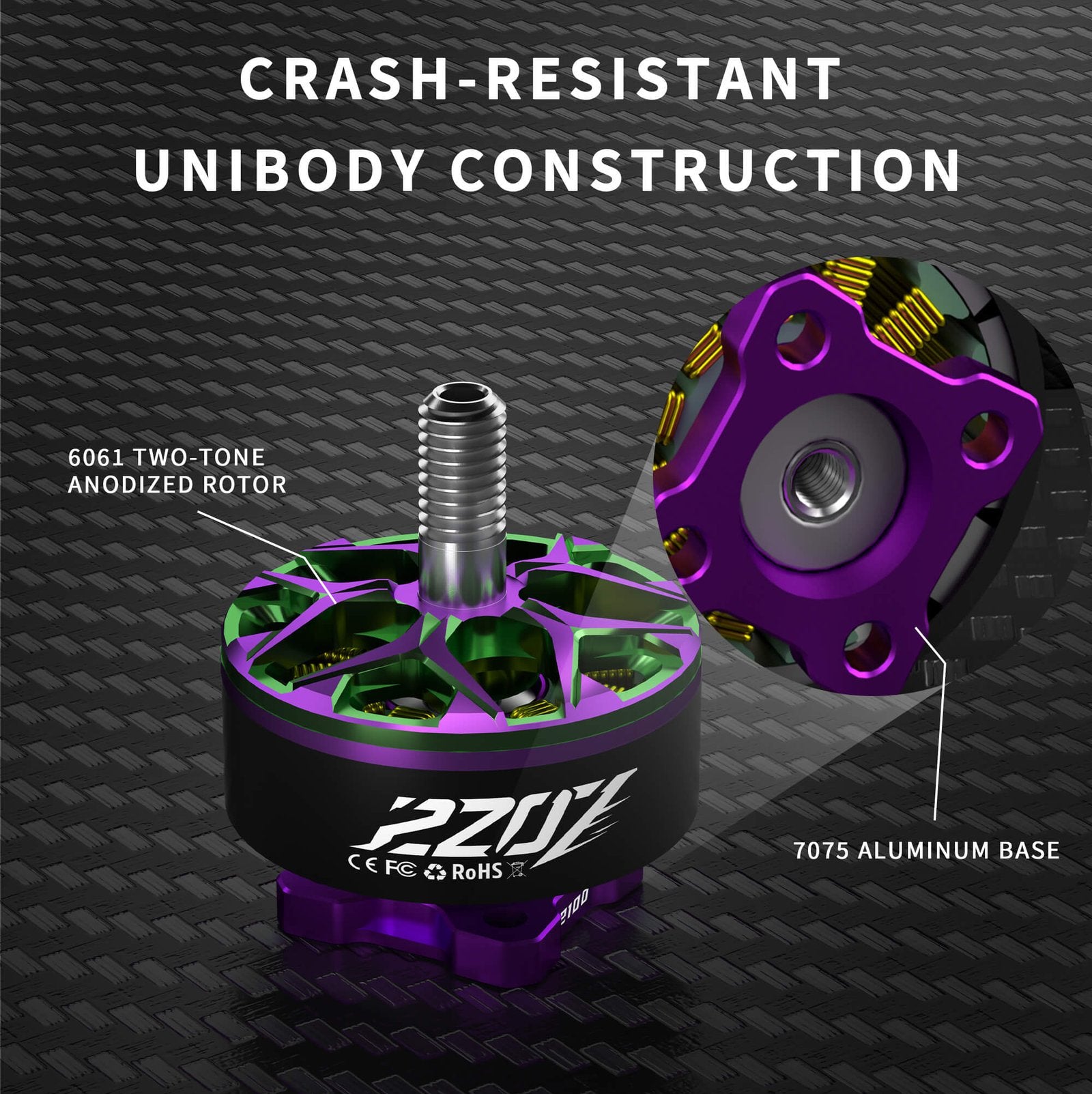 Dolphinrc SkyRend 2207 Brushless Motor -1950KV 2100KV