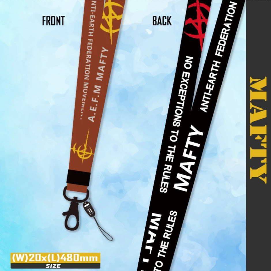 Anime-Styled Gundam RC Remote Controller Lanyard - Multi-Functional Neck/Wrist Strap & Keychain for RC Enthusiasts