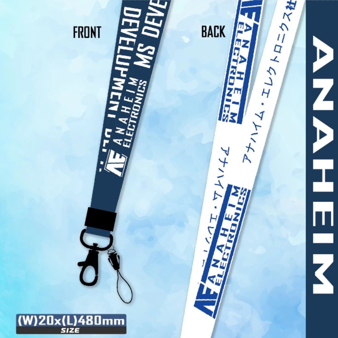 Anime-Styled Gundam RC Remote Controller Lanyard - Multi-Functional Neck/Wrist Strap & Keychain for RC Enthusiasts