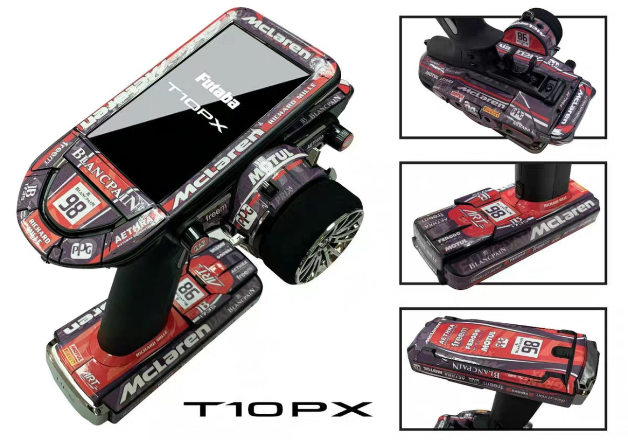 Custom Decal Stickers Skins for Futaba 4PX/7PX/10PX & Sanwa M17 – Personalized RC Transmitter Skins